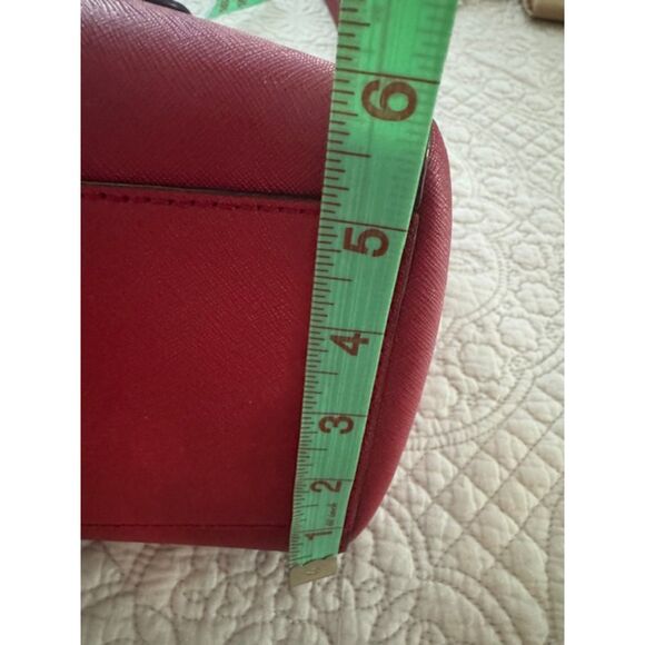 Kate Spade Cove Street Pillbox Red Leather Pippa Satchel Purse Handbag - Picture 5 of 15